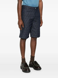 FENDI Fendi Men Ff Jacquard Denim Shorts
