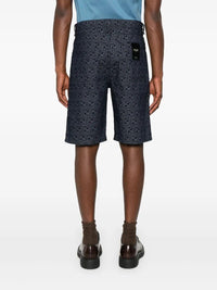 FENDI Fendi Men Ff Jacquard Denim Shorts