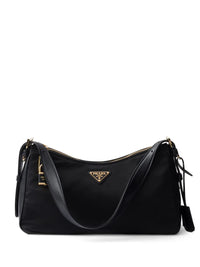 PRADA Prada Aimée Large Re-Nylon And Leather Shoulder Bag With Padlock Women