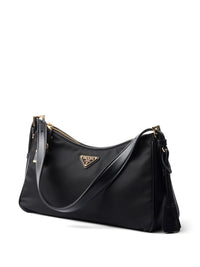 PRADA Prada Aimée Large Re-Nylon And Leather Shoulder Bag With Padlock Women
