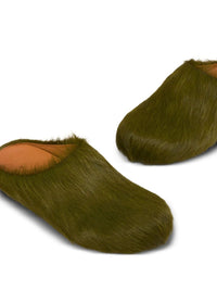 MARNI Marni Women Long Hair Calfskin Fussbett Sabot