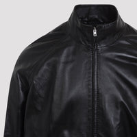 ACNE STUDIOS Acne Studios Leather Bomber Jacket Men