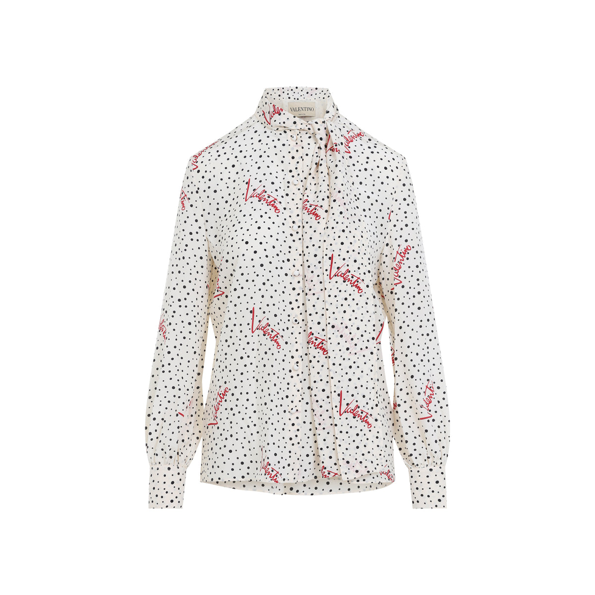 Valentino Bollicine Crepe Shirt Women