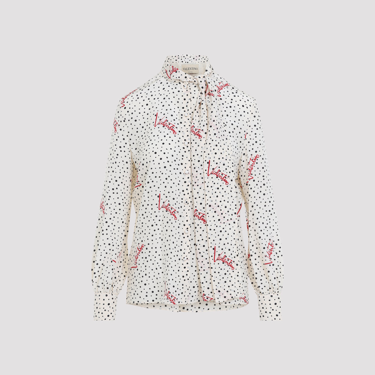 Valentino Bollicine Crepe Shirt Women