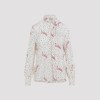 Valentino Bollicine Crepe Shirt Women