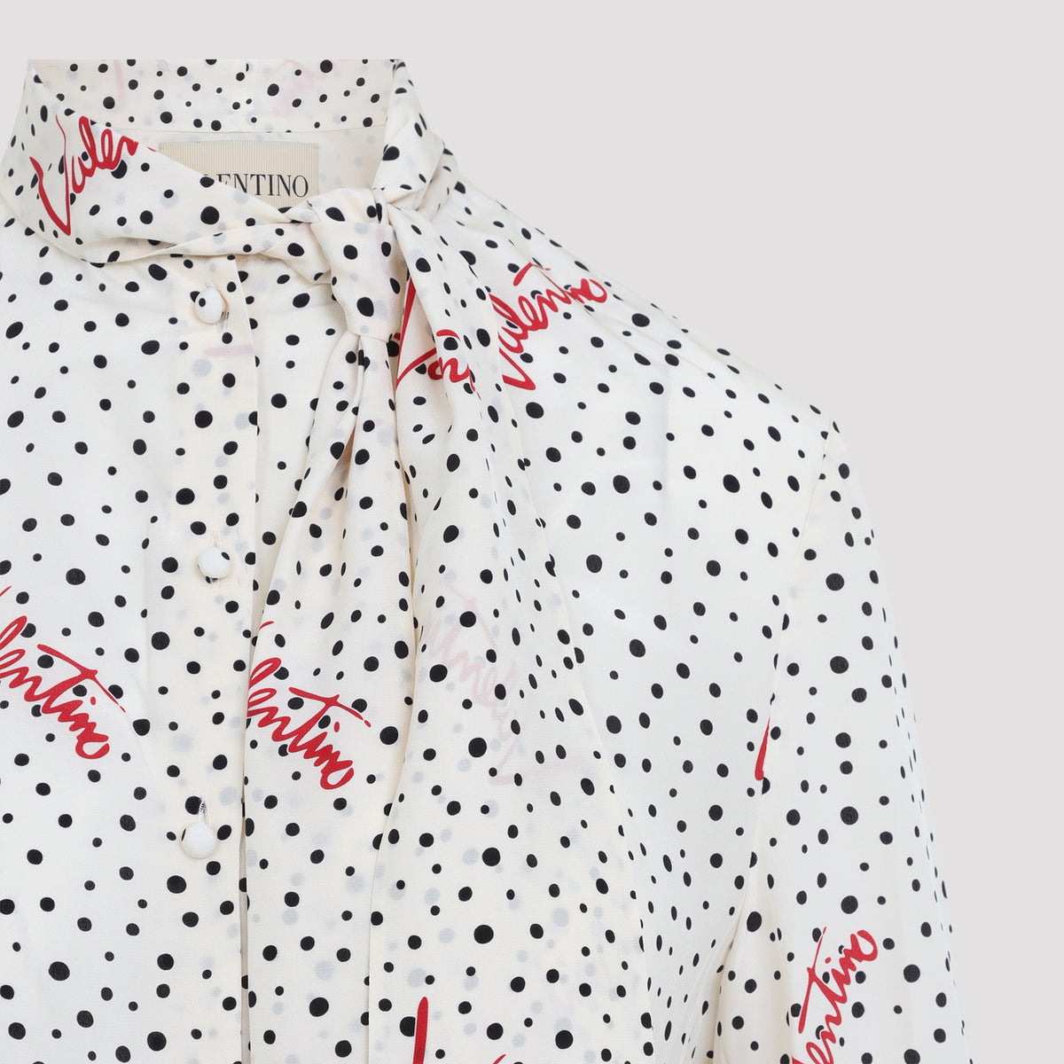 Valentino Bollicine Crepe Shirt Women