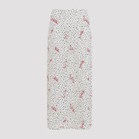 Valentino Plisse Bollicine Midi Skirt Women