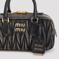 Miu Miu Lamb Leather Shoulder Bag Women