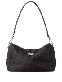 Fendi Men Squared Ff Fendi Lui Medium Leather And Nylon Bag