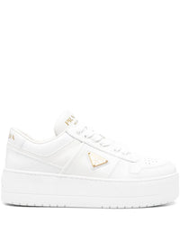 PRADA Downtown Leather Sneakers Women