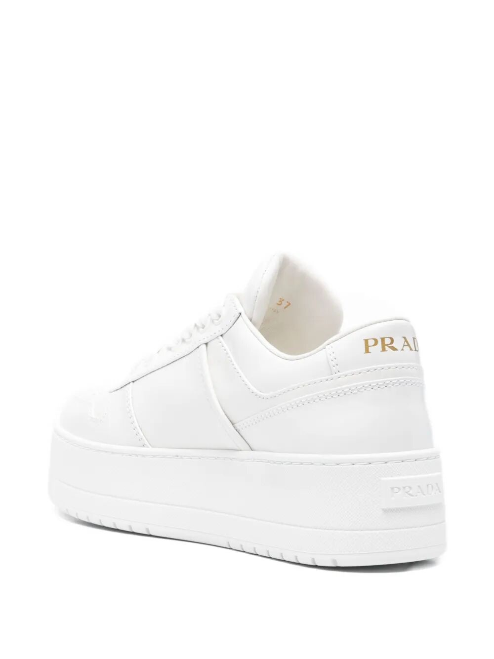 PRADA Downtown Leather Sneakers Women