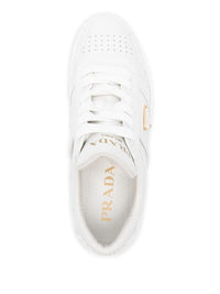Prada Women Downtown Leather Sneakers
