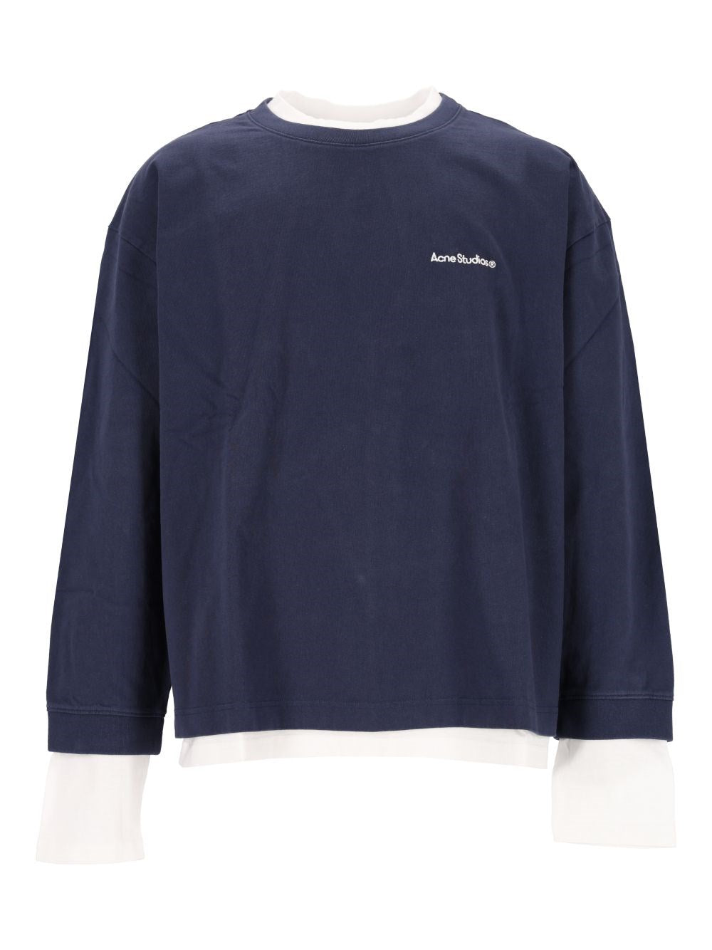 Acne Studios Men Layered Logo Sweatshirt