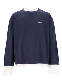 Acne Studios Men Layered Logo Sweatshirt