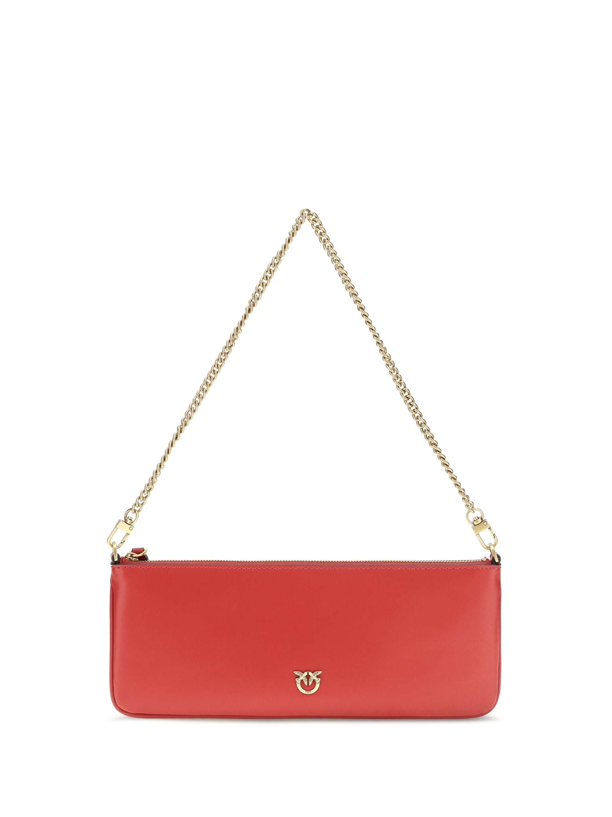 PINKO Pinko Women Horizontal Flat Leather Shoulder Bag