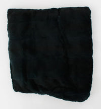 Dolce & Gabbana Green Weasel Fur Crochet Hood Scarf Women's Hat