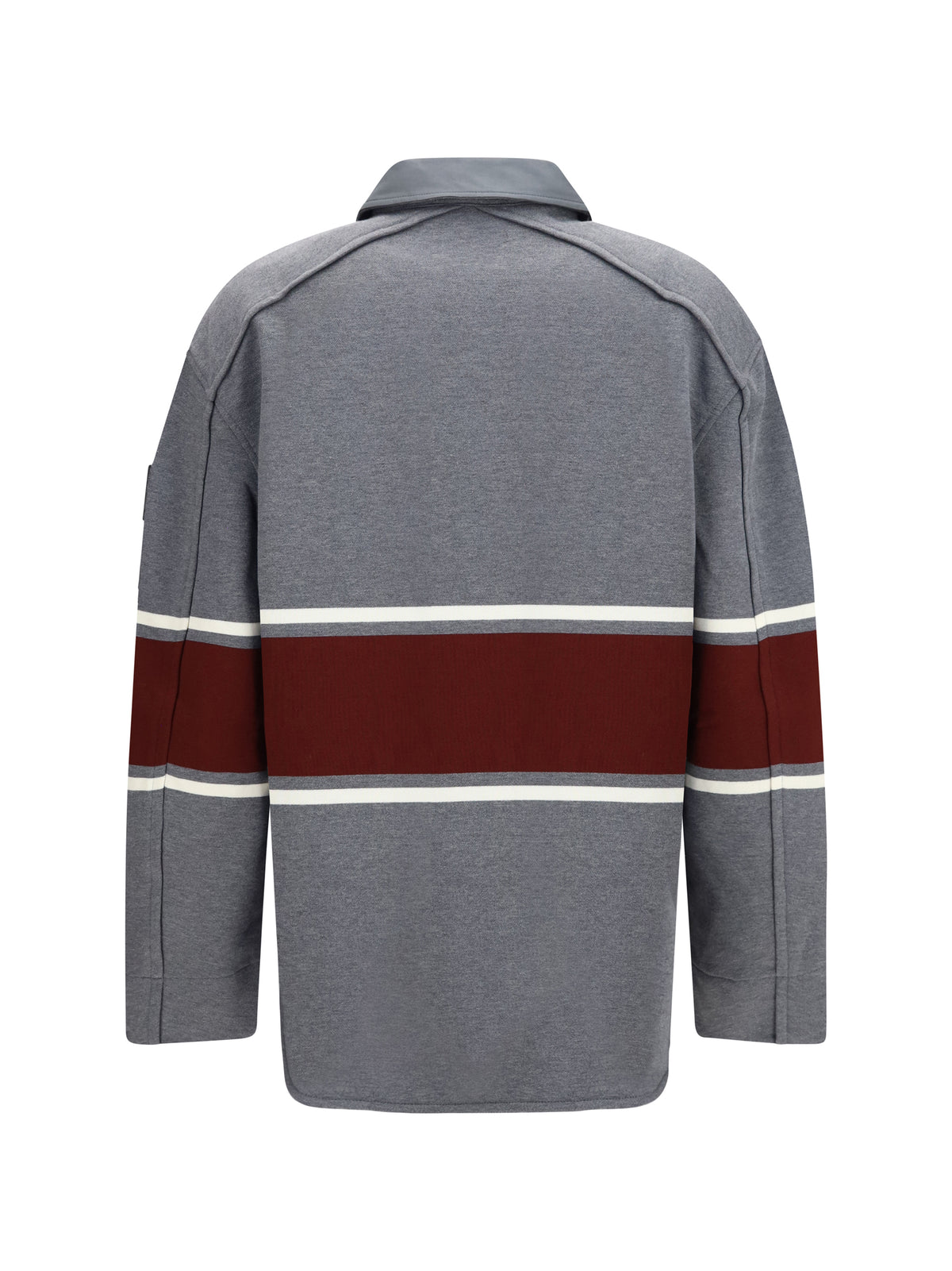 BOTTEGA VENETA Bottega Veneta Men Oversized Cotton Striped Polo Shirt