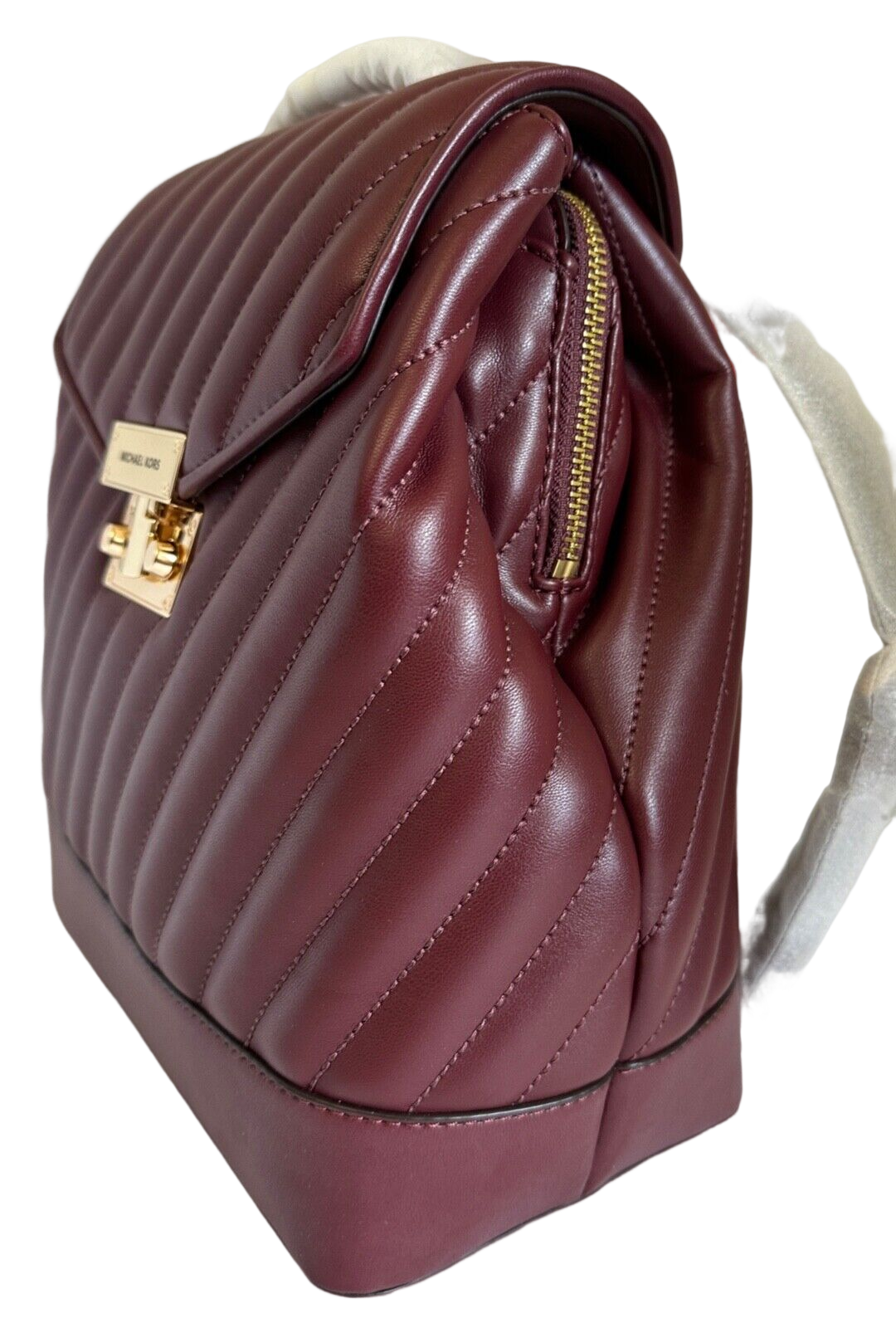 Michael Kors Women's Rose Vegan Leather Chain Backpack