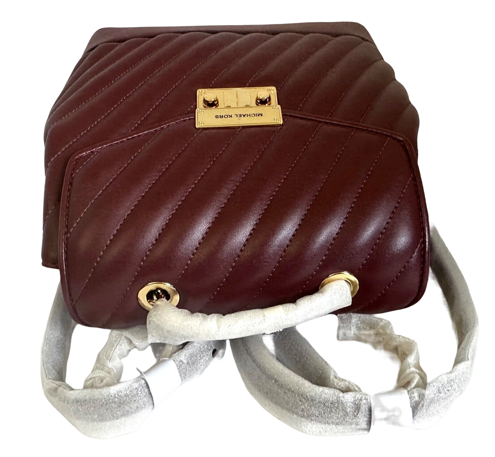 Michael Kors Women's Rose Vegan Leather Chain Backpack