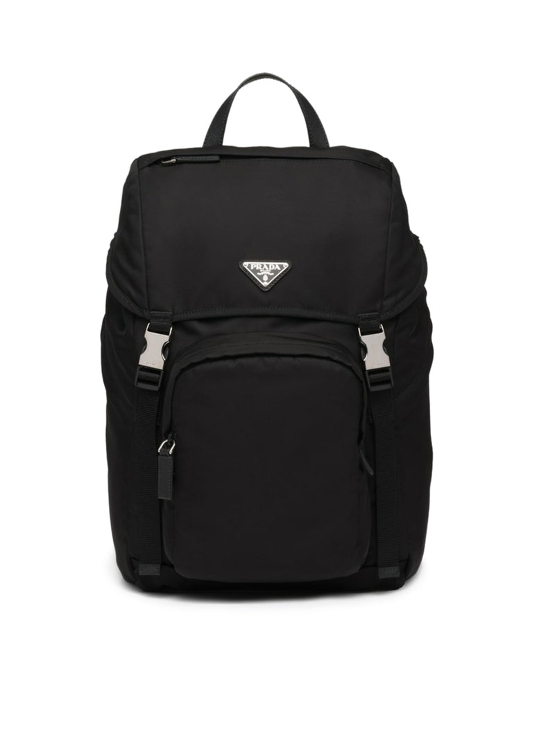 Prada Men Backpack In Re-Nylon And Saffiano Leather