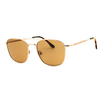 Lacoste Sunglasses Aviator Full Rim, Gold Frame and Brown Lens L269S710