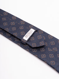 Brunello cucinelli Brunello Cucinelli Men Silk Tie With Chevron Herringbone Pattern