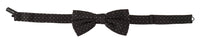 Dolce & Gabbana Dolce & Gabbana Gray Polka Dot 100% Silk Neck Papillon Men's Tie