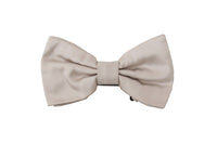 Dolce & Gabbana Dolce & Gabbana Gray 100% Silk Adjustable Neck Papillon Men's Tie