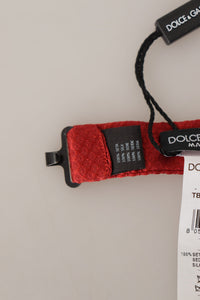 Dolce & Gabbana Dolce & Gabbana Red 100% Silk Adjustable Neck Papillon Men's Tie