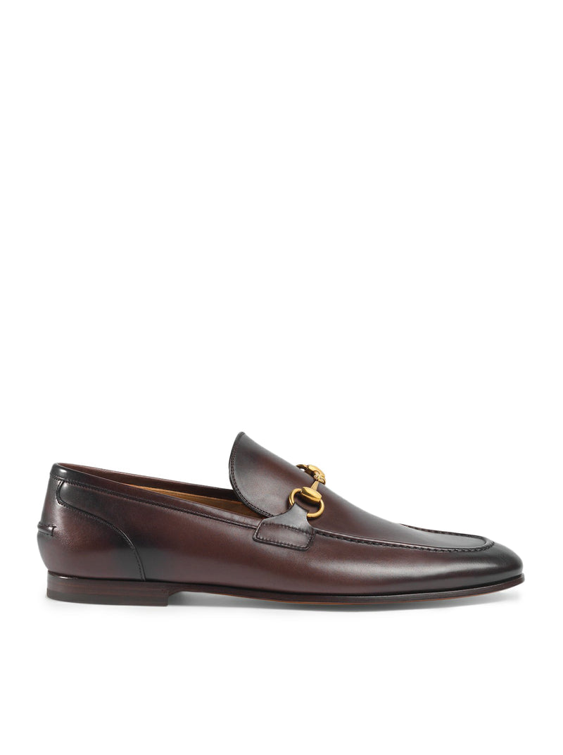 Gucci Gucci Men Jordaan Leather Loafers