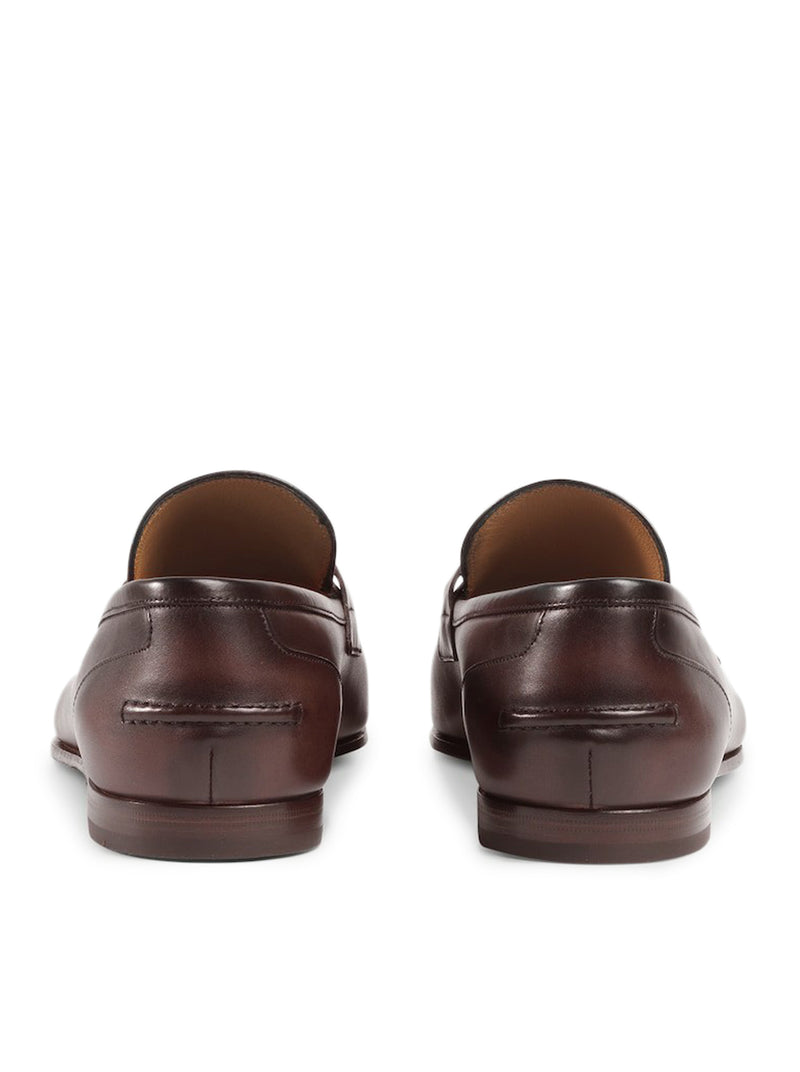 Gucci Gucci Men Jordaan Leather Loafers