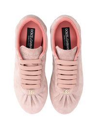 Dolce & Gabbana Women Ballet Sneaker In Suede