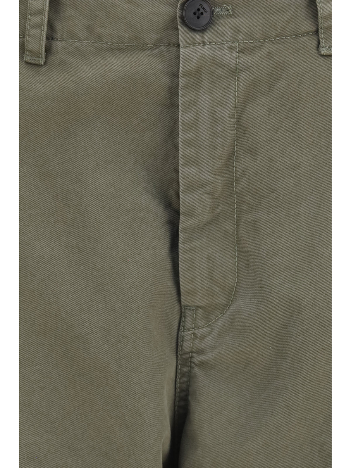 Fendi Women Cotton Cargo Pants
