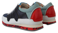 Dolce & Gabbana Dolce & Gabbana Multicolor Leather Sport Low Top Men's Sneakers
