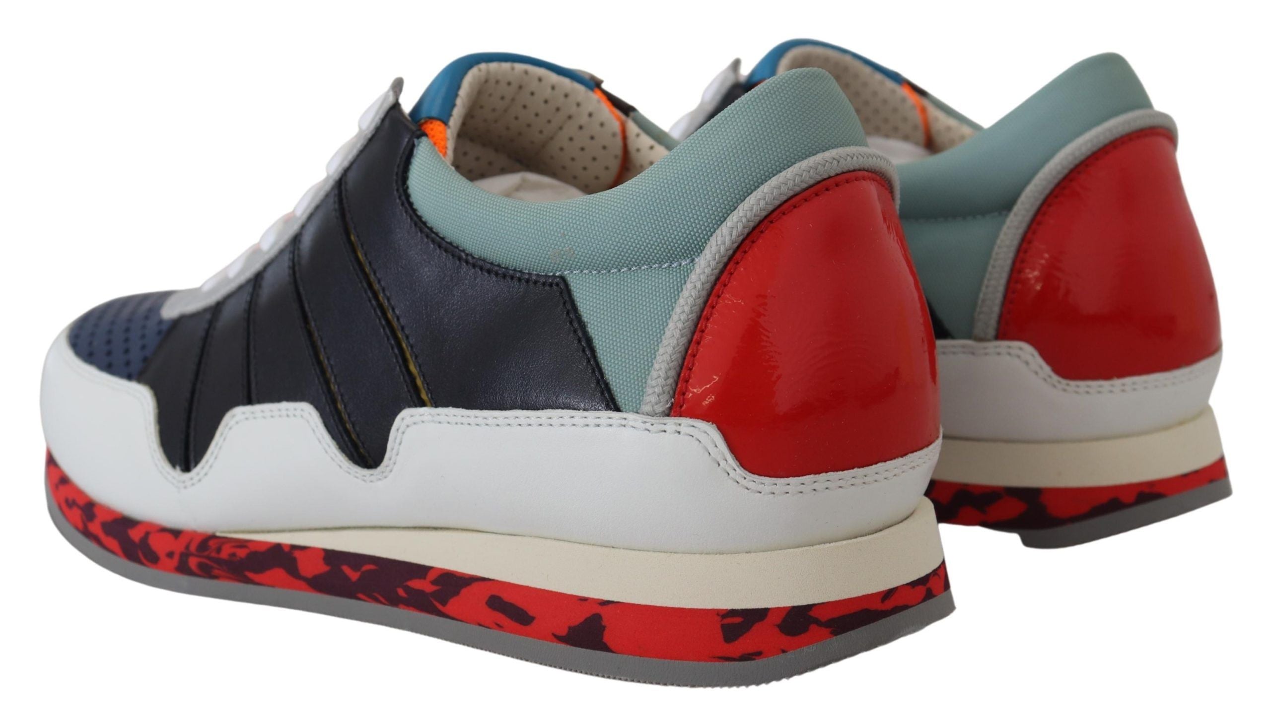 Dolce & Gabbana Dolce & Gabbana Multicolor Leather Sport Low Top Men's Sneakers