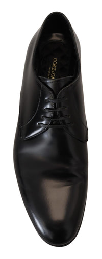 Dolce & Gabbana Dolce & Gabbana Black Leather Formal Dress Men's Shoes