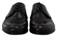 Dolce & Gabbana Dolce & Gabbana Black Leather Formal Dress Men's Shoes