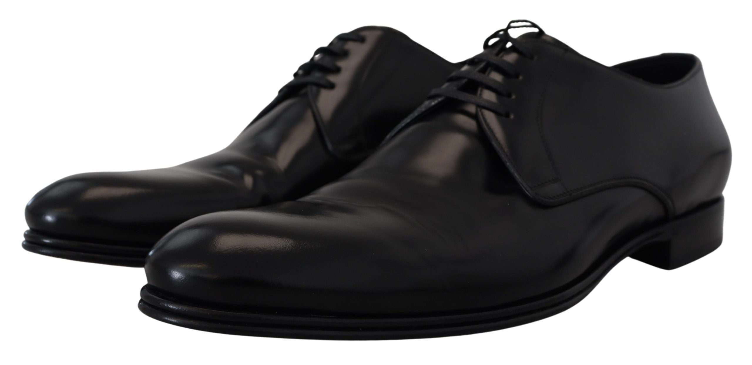 Dolce & Gabbana Dolce & Gabbana Black Leather Formal Dress Men's Shoes
