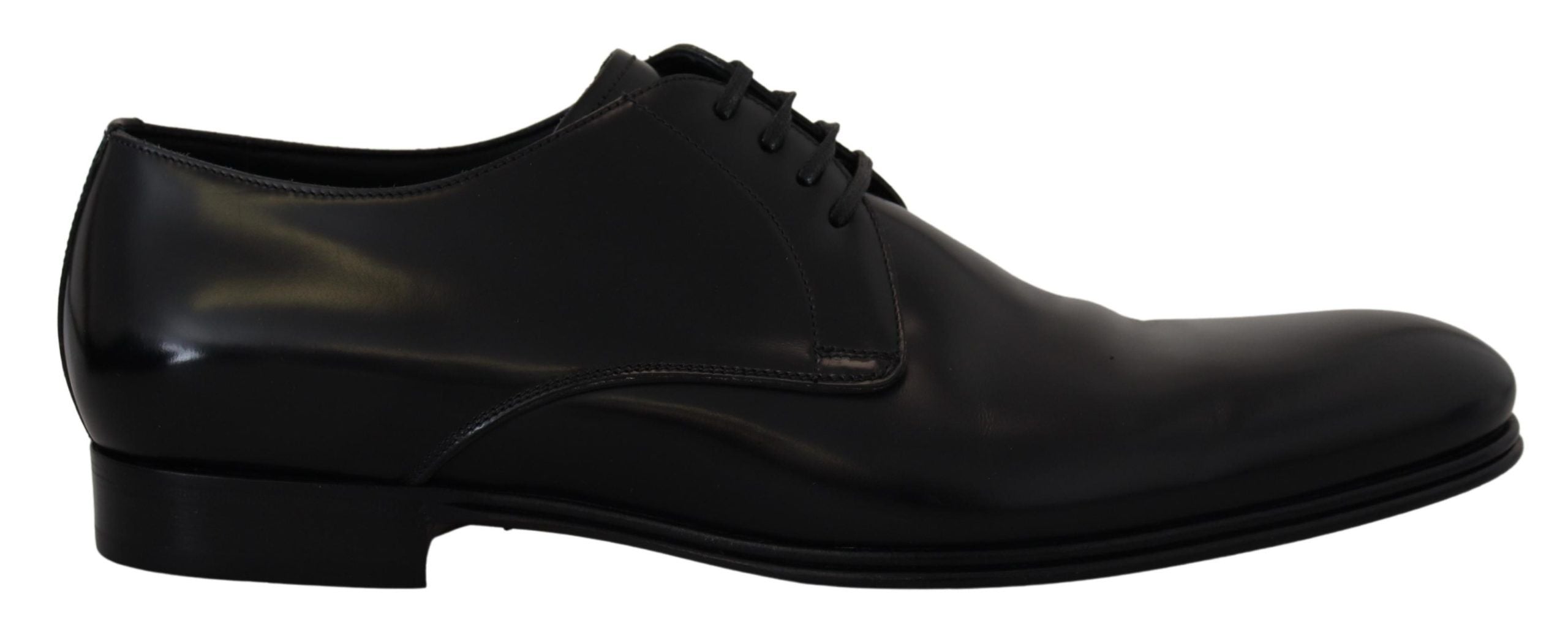 Dolce & Gabbana Dolce & Gabbana Black Leather Formal Dress Men's Shoes