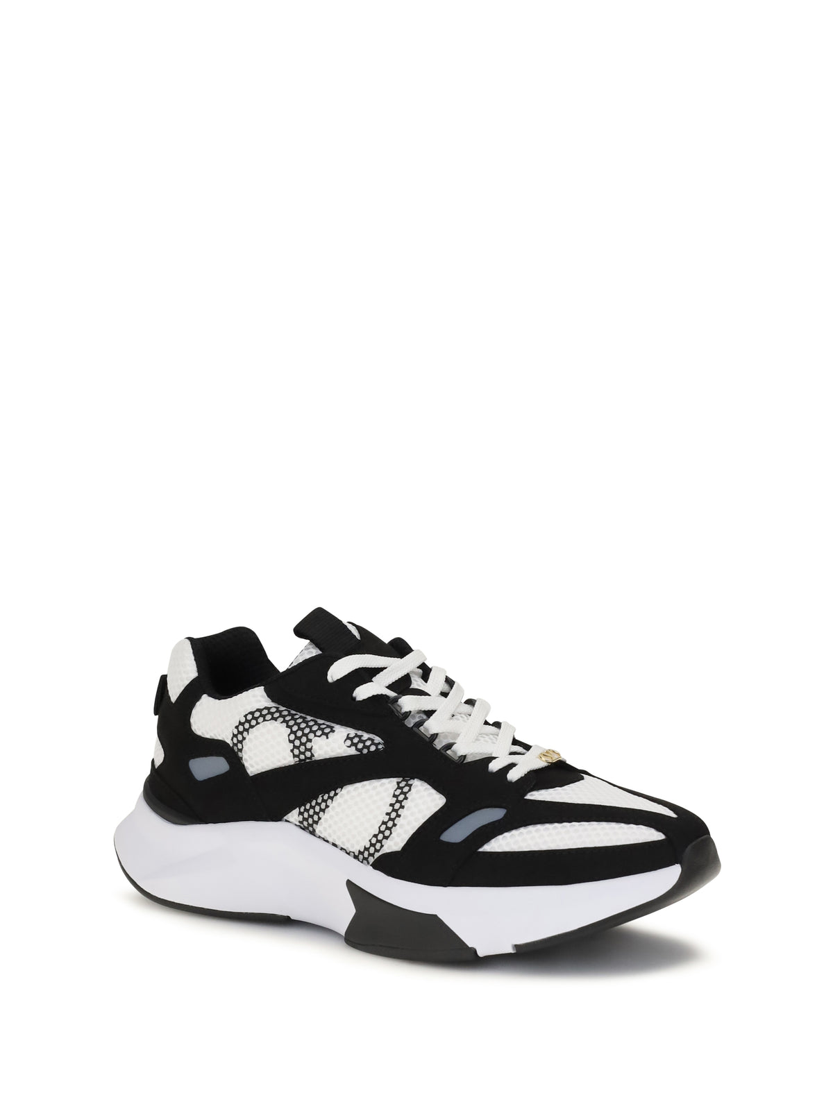 Valentino Garavani Men Demivee Mesh And Suede Sneakers
