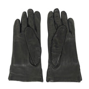 Bottega Venega Women's Black Leather Long Gloves 299241 1000