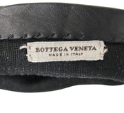 Bottega Venega Women's Black Leather Long Gloves 299241 1000