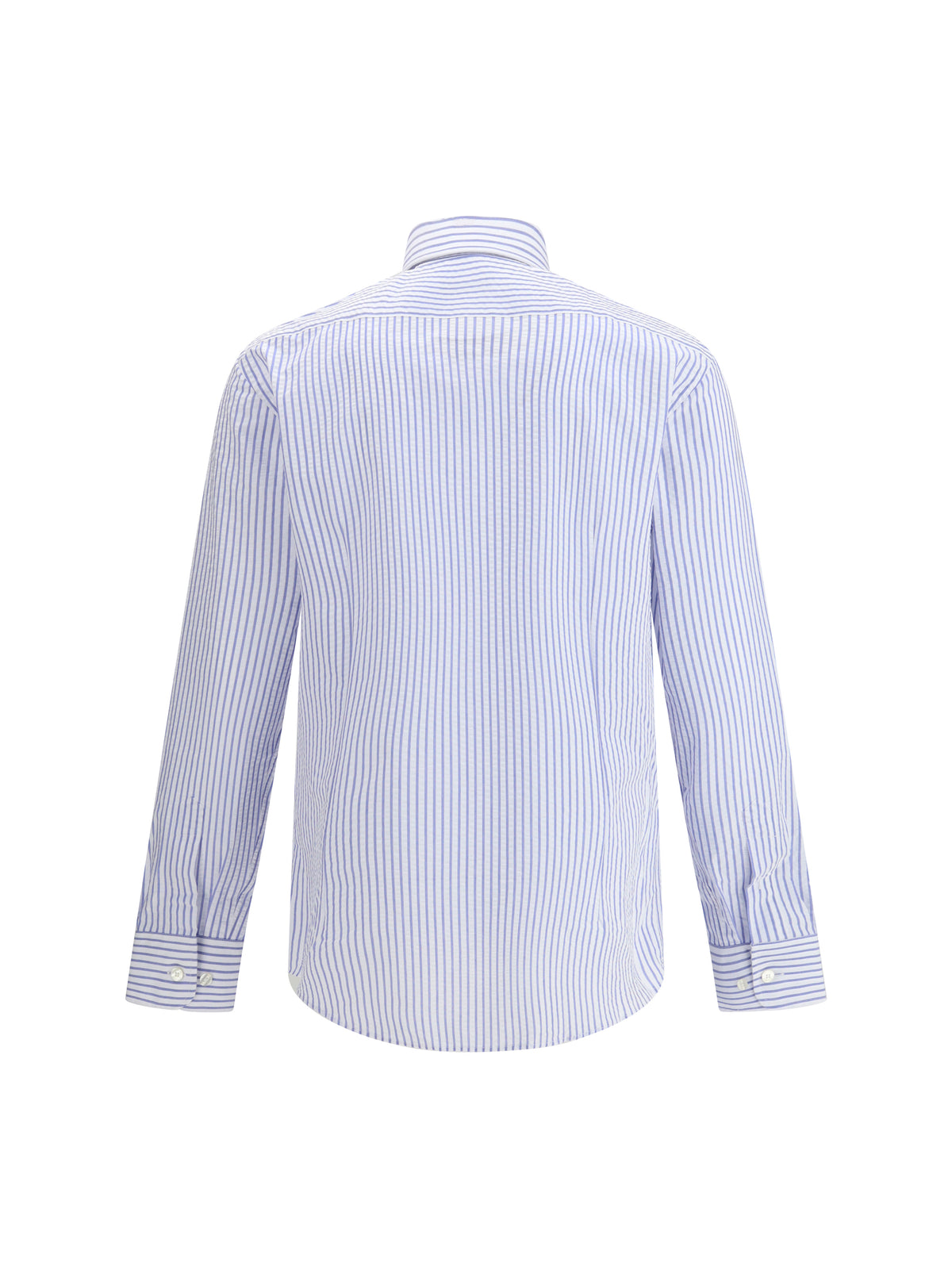 ETRO Etro Men Striped Cotton Shirt With An Embroidered Pegaso Logo On The Chest
