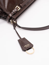 Prada Women Leather Shoulder Bag