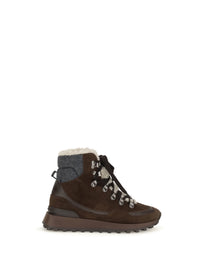 BRUNELLO CUCINELLI Brunello Cucinelli Women Suede Lace-Up Ankle Boots