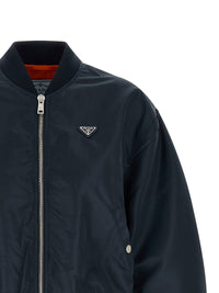Prada Women Twill Bomber Jacket