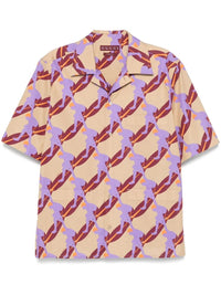 Gucci Men `Twisted Surf On Pop` Print Shirt