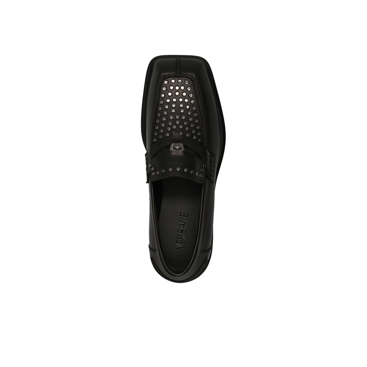 Versace Versace Medusa Leather Loafers Men