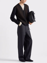 Prada Men Lambswool Cardigan