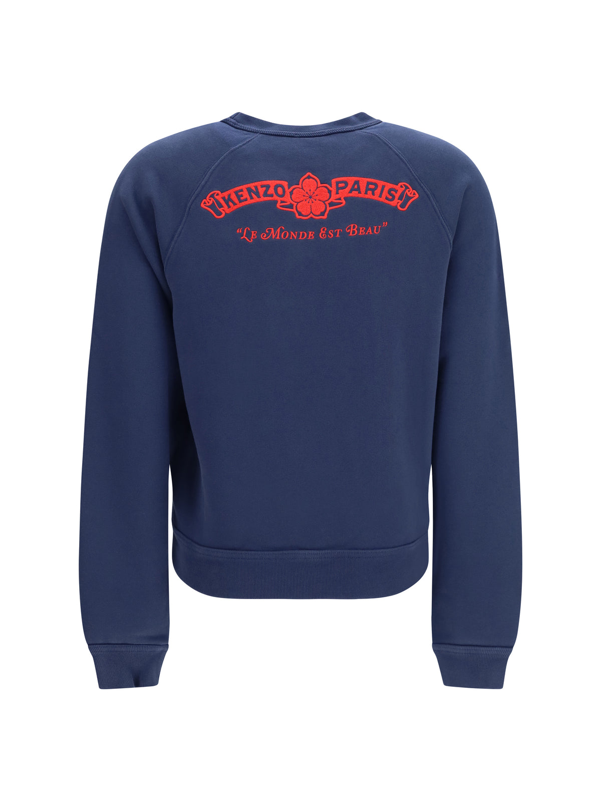 KENZO Kenzo Women Kenzo Paris Emblem Embroidered Cotton Sweatshirt